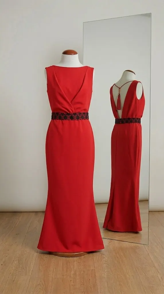 Vestido de ceremonia confeccionado a medida